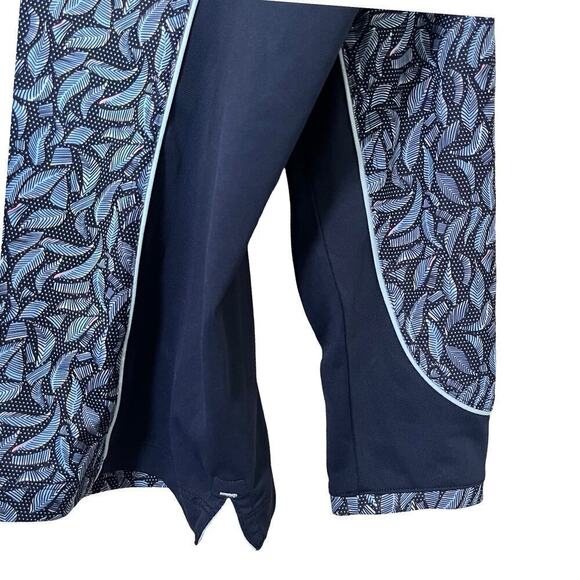 Peter Millar Palm Performance Stretch 1/4 Zip Top Size XL Blue UV Protection - Picture 8 of 11